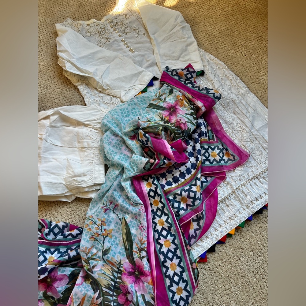 Beechtree brand 3 piece fully embroidered dress Indian Pakistani